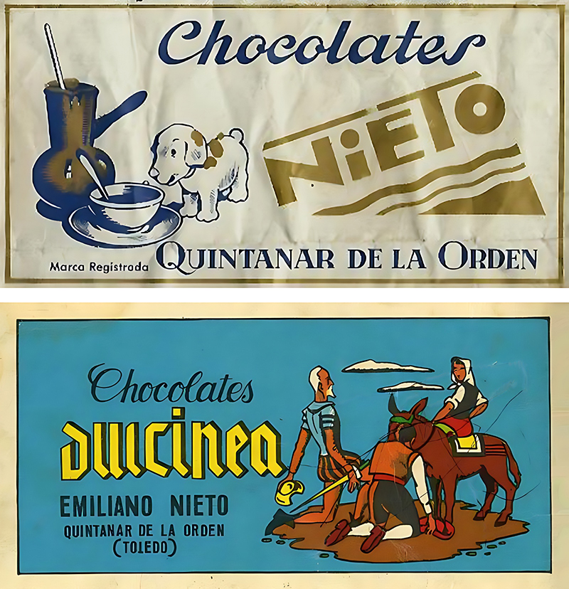 Chocolates Nieto y Dulcinea...